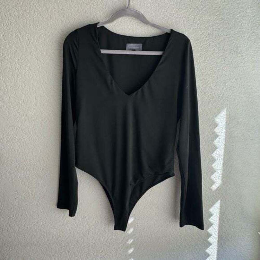 Black Long Sleeve Bodysuit